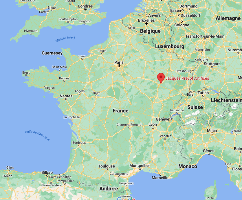 situer les établissements PREVOT